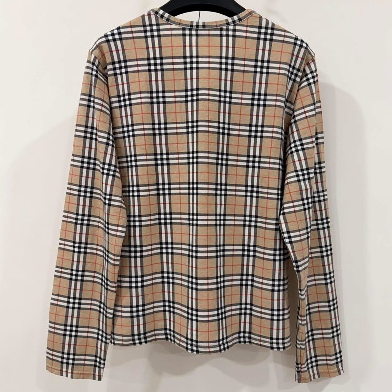 BURBERRY 倫敦 經典格紋長袖上衣-3