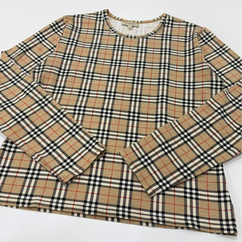 BURBERRY 倫敦 經典格紋長袖上衣-6