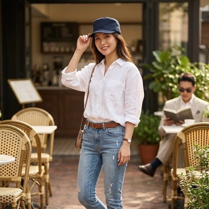 BURBERRY GOLF 深藍字母軍帽-1