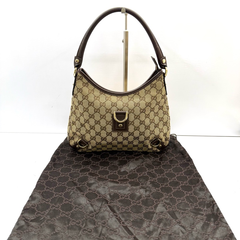 GUCCI 古馳 緹花帆布Abbey肩背包 130738-2