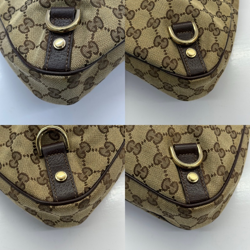 GUCCI 古馳 緹花帆布Abbey肩背包 130738-4