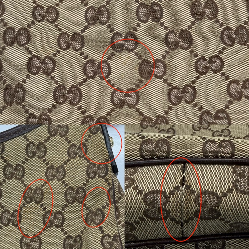 GUCCI 古馳 緹花帆布Abbey肩背包 130738-7