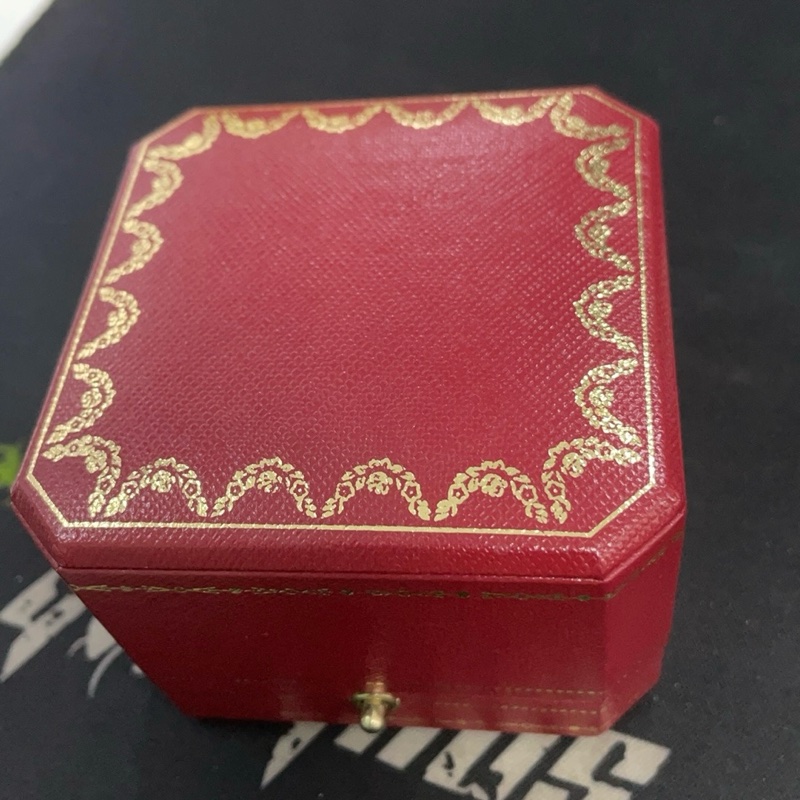 CARTIER LOVE單鑽窄版戒指18K玫瑰金/鑽石51-4