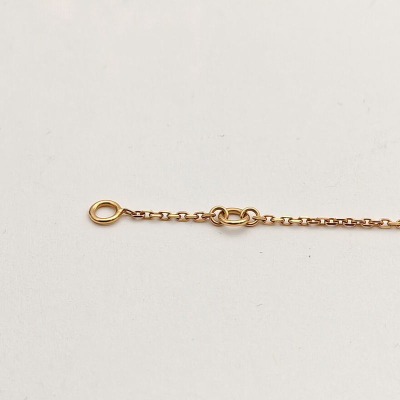 VAN CLEEF&ARPELS SweetAlhambra小號單花手鏈新扣18K玫瑰金/紅玉髓S-M碼-4