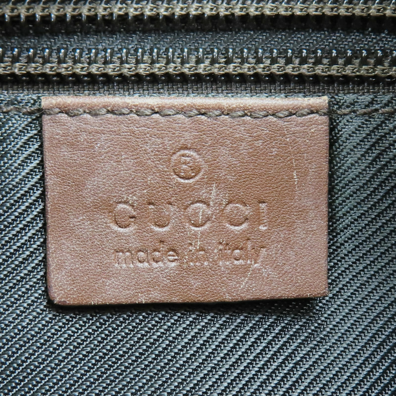 棕色 GG 帆布 牛皮 肩背包【GUCCI 古馳】 92562-7