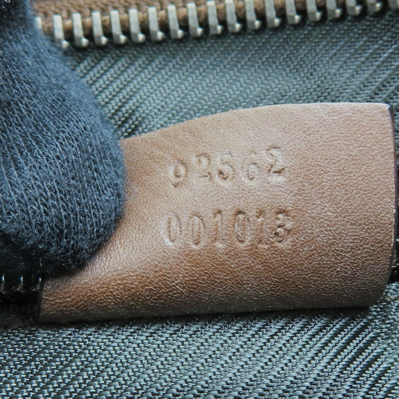 棕色 GG 帆布 牛皮 肩背包【GUCCI 古馳】 92562-8