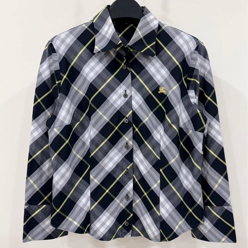 BURBERRY 倫敦 格紋戰馬彈性襯衫-2