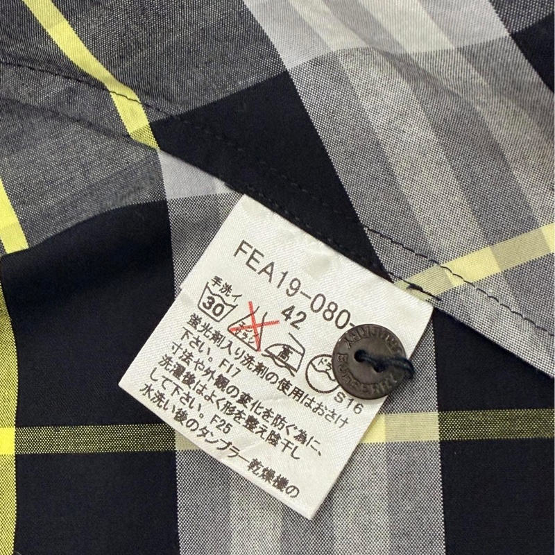 BURBERRY 倫敦 格紋戰馬彈性襯衫-9