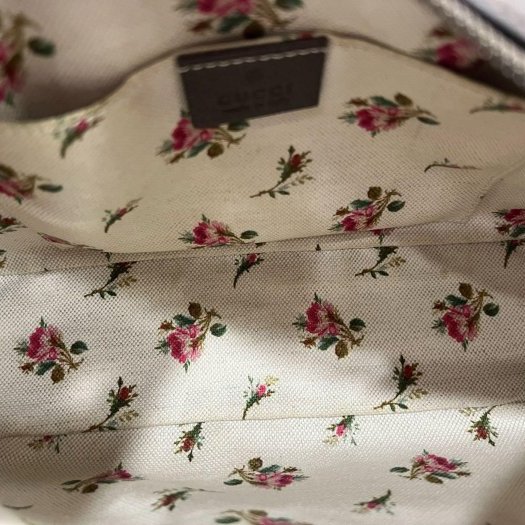 東區正精品㊣GUCCI 476466 咖啡色皮革拼PVC 虎頭 綠紅綠寬背帶斜背包肩背包相機包 RZ6350-12