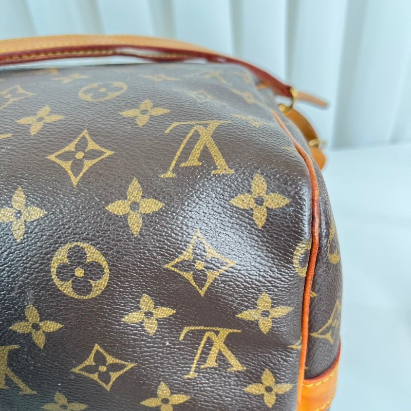 LV路易威登  Keepall45旅行袋 經典老花棕手提包 很輕便旅行運動首選-8