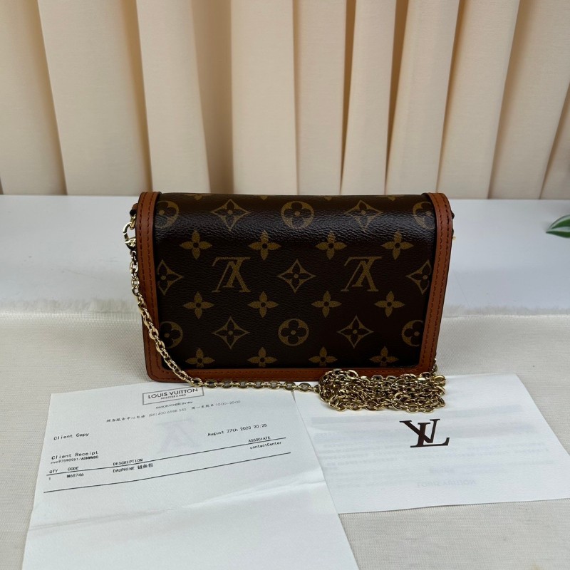 LV路易威登dauphine達芙妮woc鏈條包  可單肩可斜挎-1