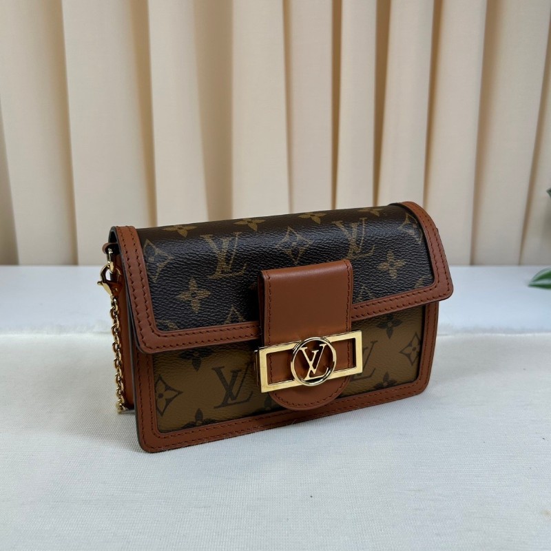 LV路易威登dauphine達芙妮woc鏈條包  可單肩可斜挎-2