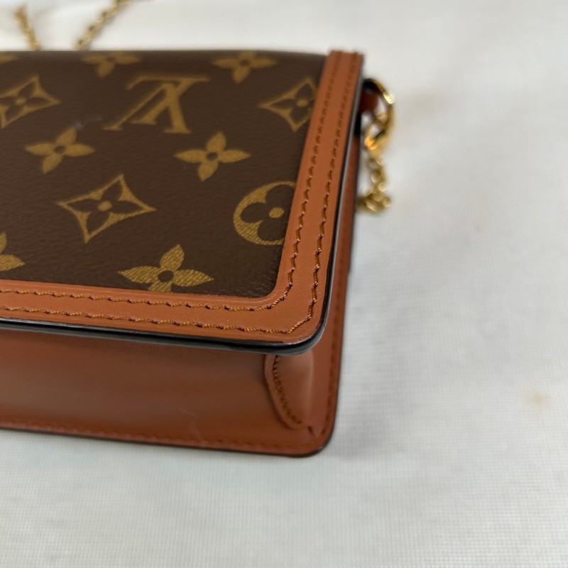 LV路易威登dauphine達芙妮woc鏈條包  可單肩可斜挎-13