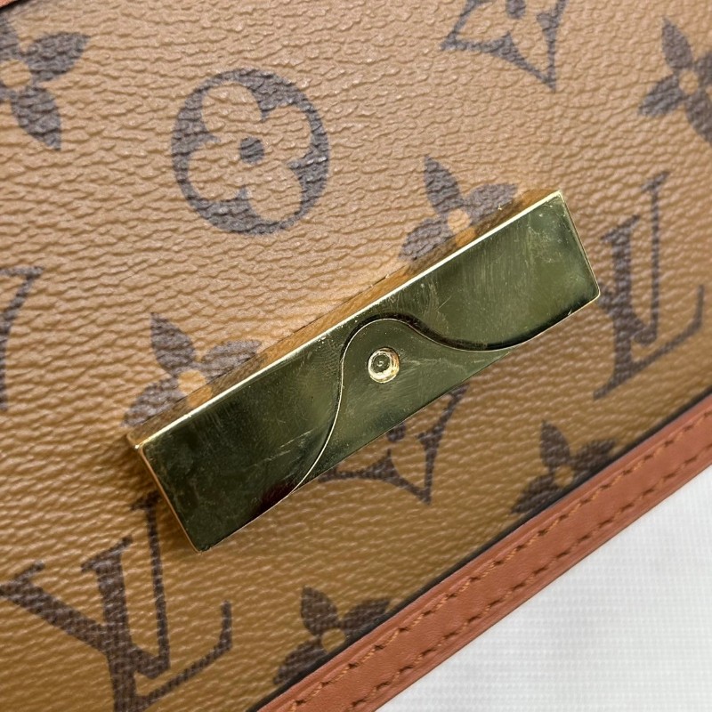 LV路易威登dauphine達芙妮woc鏈條包  可單肩可斜挎-20