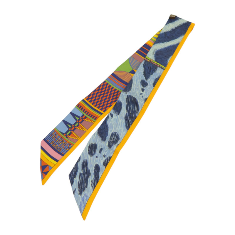 HERMES 絲質Twilly絲巾-1
