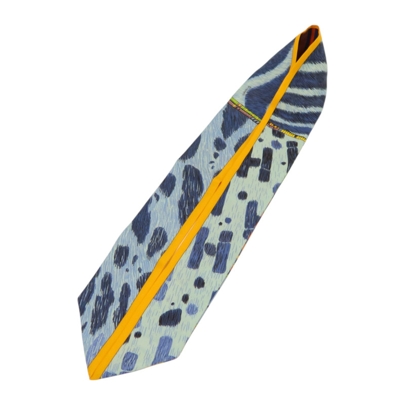 HERMES 絲質Twilly絲巾-3
