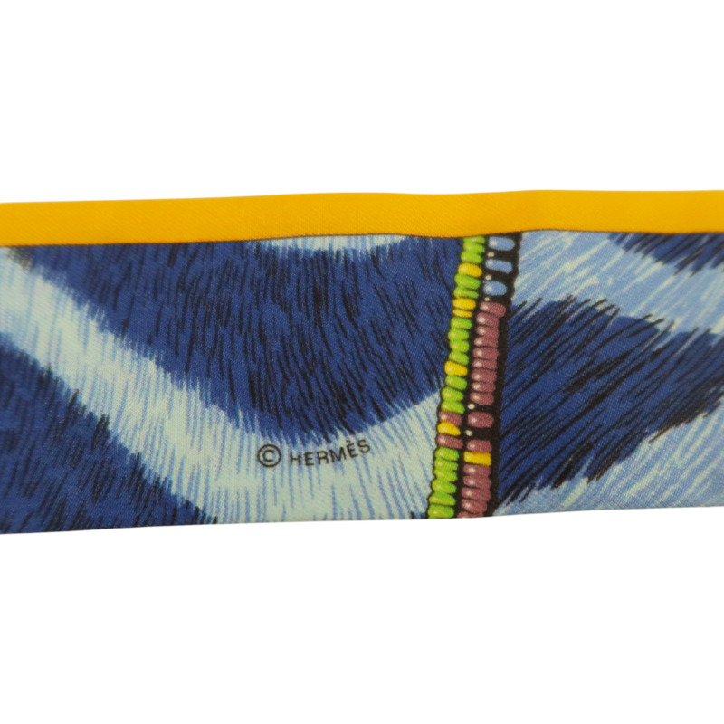 HERMES 絲質Twilly絲巾-6
