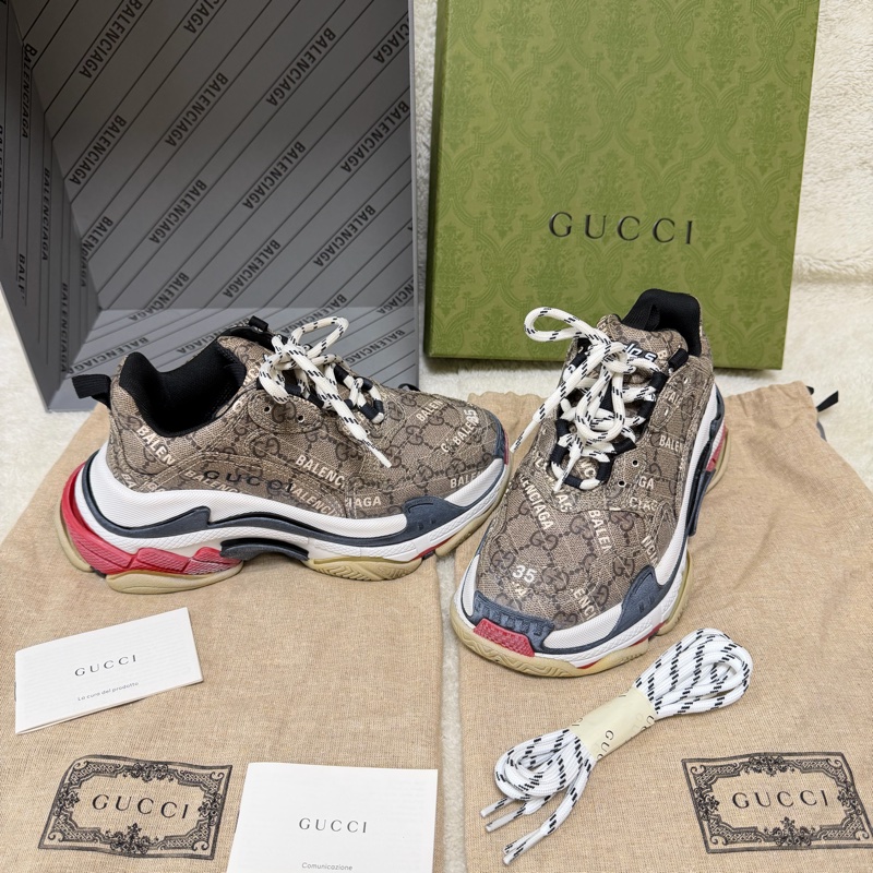 Gucci x Balenciaga 聯名 老爹鞋 23號-4