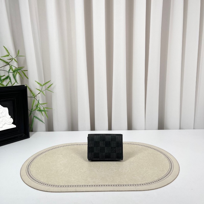 LV路易威登 棋盤格錢包卡包零錢包 小巧精緻 便攜耐用-0