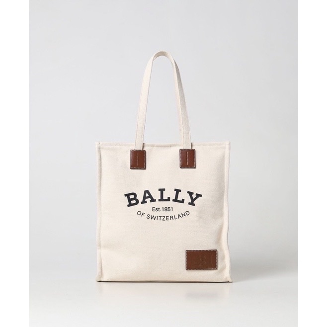 Bally 徽標印花托特包-6