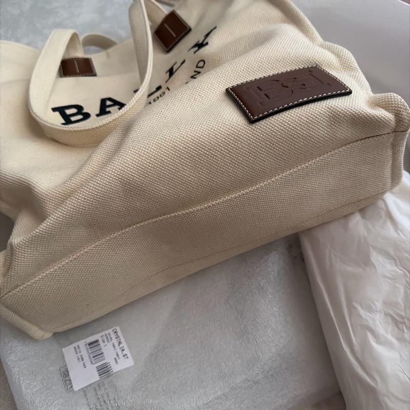 Bally 徽標印花托特包-11