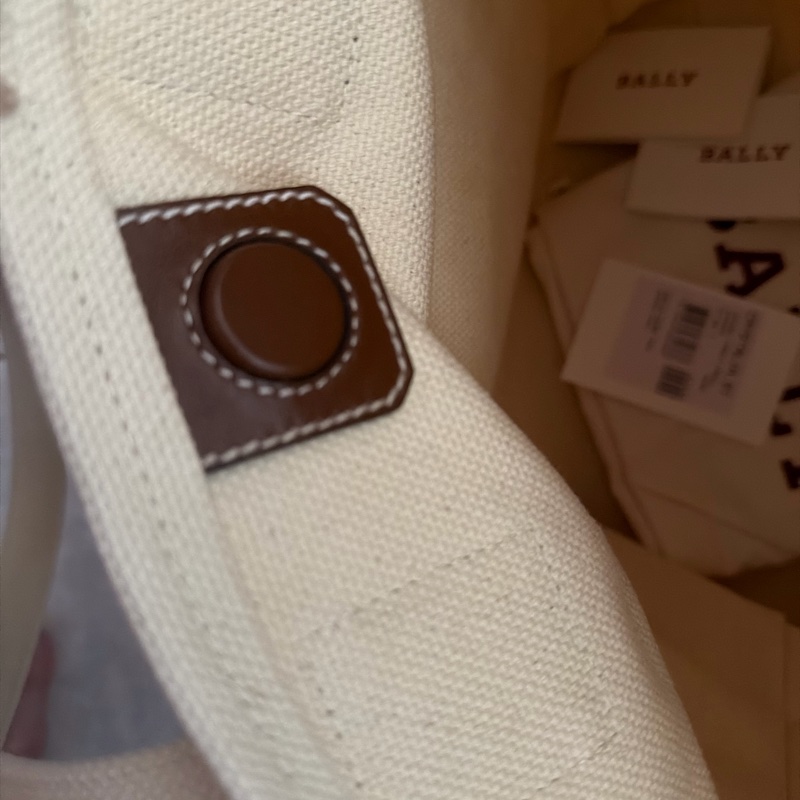 Bally 徽標印花托特包-14