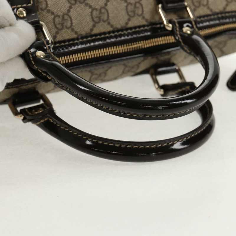 【日本直送】GUCCI GG Supreme 手提包 PVC 米色 金色 190259 正品 146791V-6