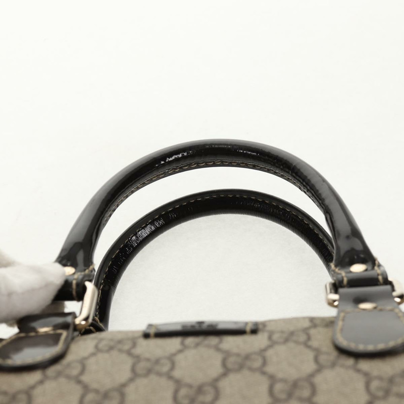 【日本直送】GUCCI GG Supreme 手提包 PVC 米色 金色 190259 正品 146791V-13