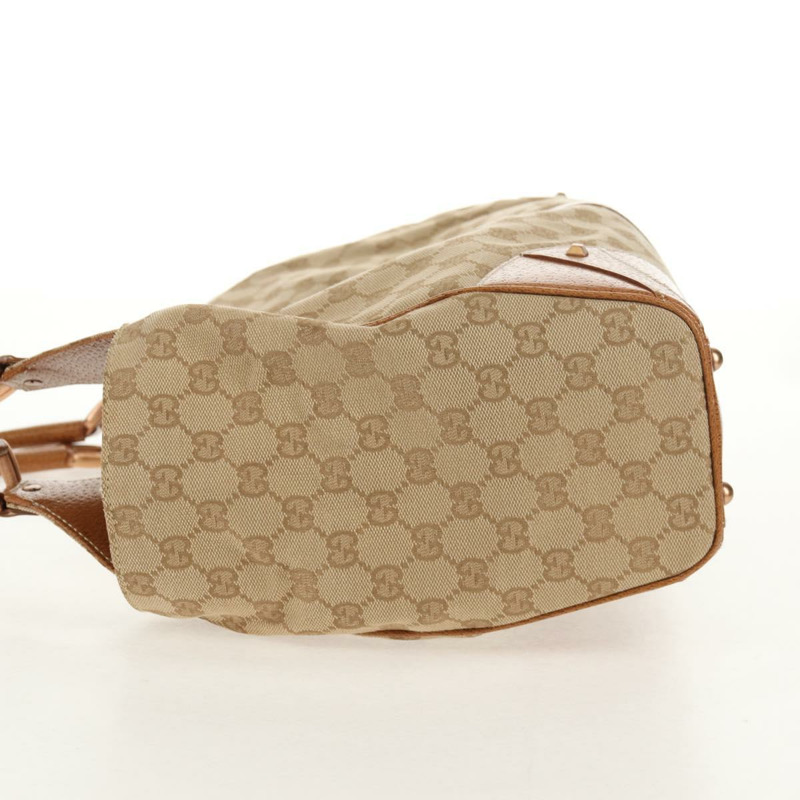 【日本直送】GUCCI GG帆布新款Jackie手提包 米棕色 124404 正品 am9693V-3