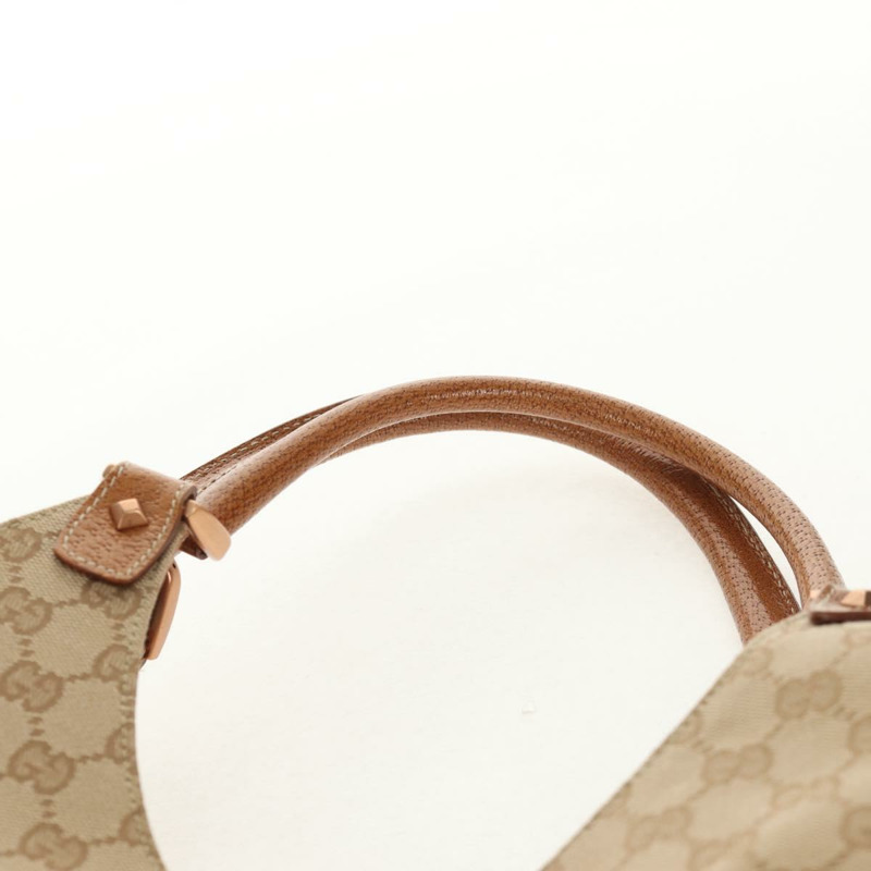 【日本直送】GUCCI GG帆布新款Jackie手提包 米棕色 124404 正品 am9693V-7