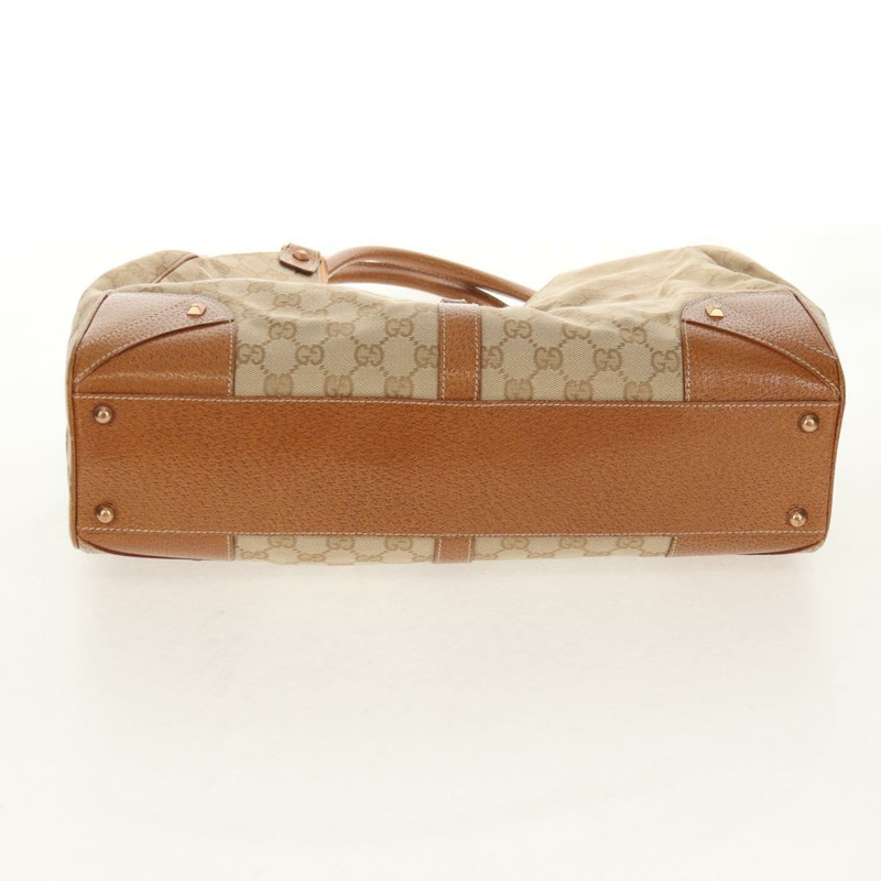 【日本直送】GUCCI GG帆布新款Jackie手提包 米棕色 124404 正品 am9693V-8