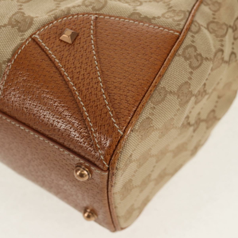 【日本直送】GUCCI GG帆布新款Jackie手提包 米棕色 124404 正品 am9693V-10