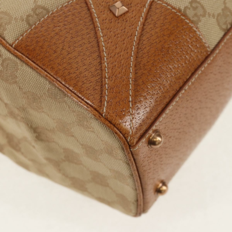 【日本直送】GUCCI GG帆布新款Jackie手提包 米棕色 124404 正品 am9693V-11