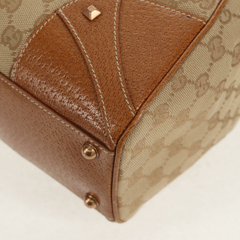 【日本直送】GUCCI GG帆布新款Jackie手提包 米棕色 124404 正品 am9693V-12