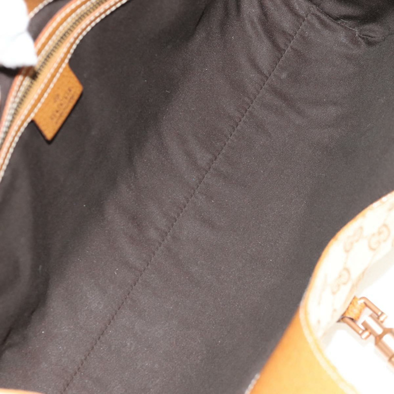 【日本直送】GUCCI GG帆布新款Jackie手提包 米棕色 124404 正品 am9693V-16