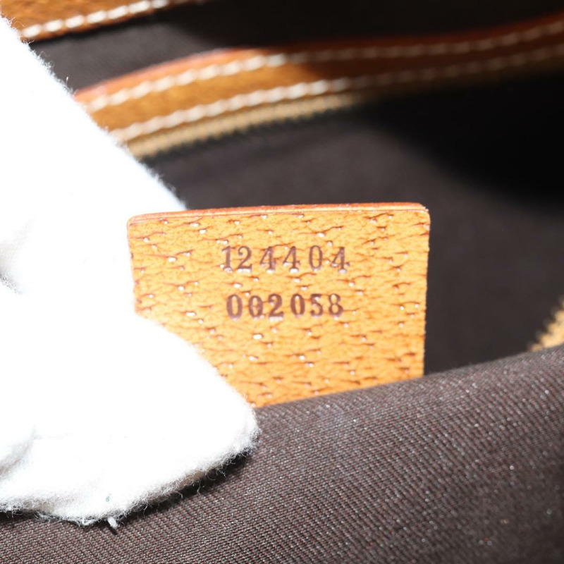 【日本直送】GUCCI GG帆布新款Jackie手提包 米棕色 124404 正品 am9693V-21