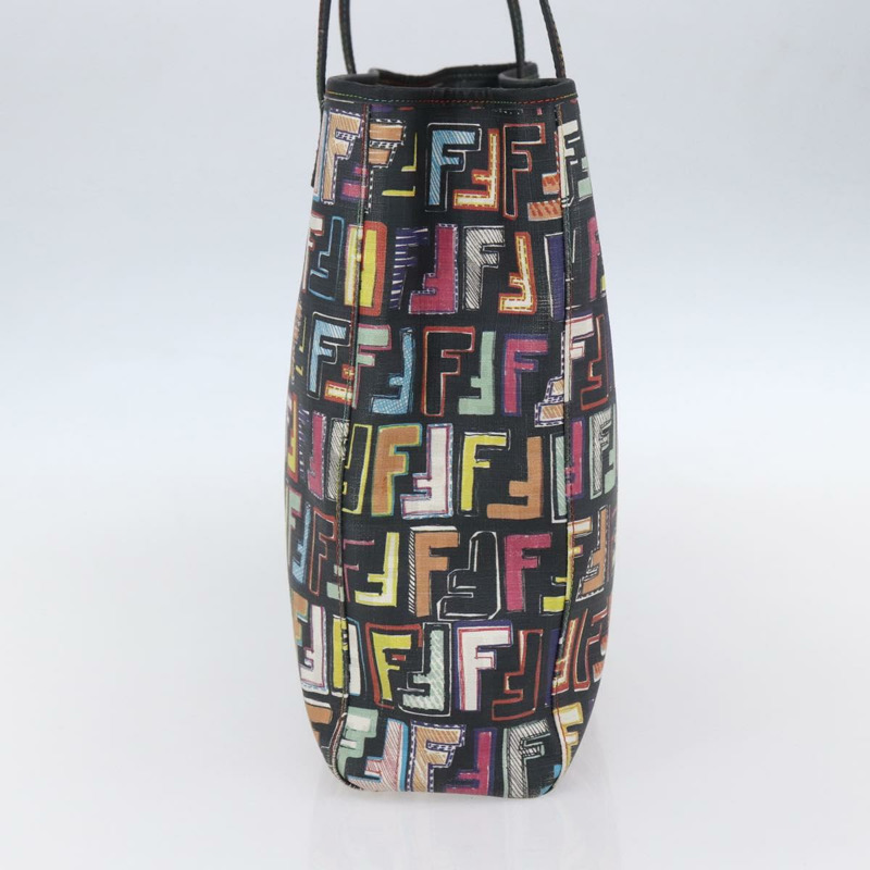 【日本直送】FENDI Zucca 帆布手提包 PVC 多色金色正品 SW1846V-3