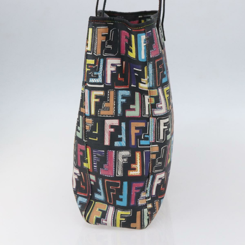 【日本直送】FENDI Zucca 帆布手提包 PVC 多色金色正品 SW1846V-4