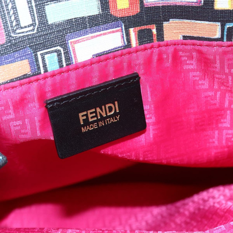 【日本直送】FENDI Zucca 帆布手提包 PVC 多色金色正品 SW1846V-15