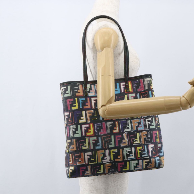 【日本直送】FENDI Zucca 帆布手提包 PVC 多色金色正品 SW1846V-23