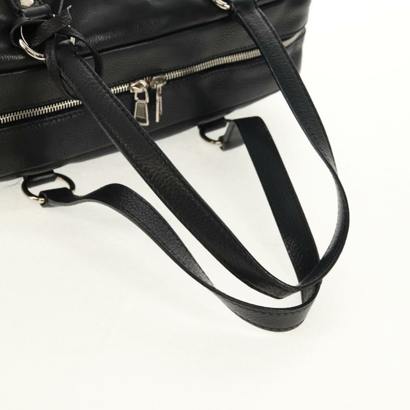 【日本直送】SAINT LAURENT 黑色銀色皮革肩背包 227747 正品 yk19763V-6