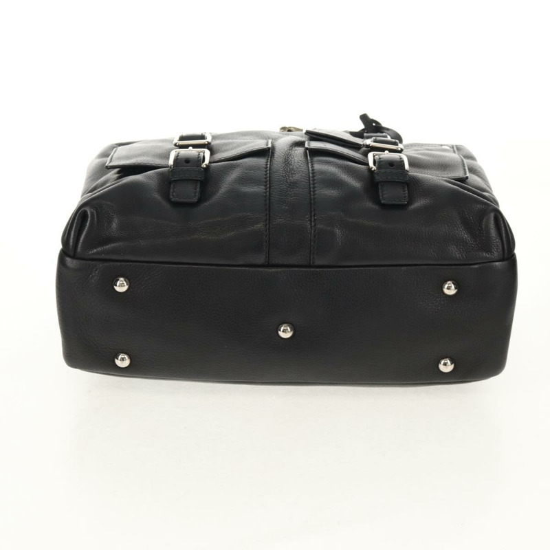 【日本直送】SAINT LAURENT 黑色銀色皮革肩背包 227747 正品 yk19763V-8