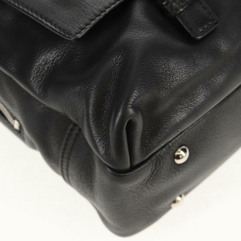 【日本直送】SAINT LAURENT 黑色銀色皮革肩背包 227747 正品 yk19763V-9