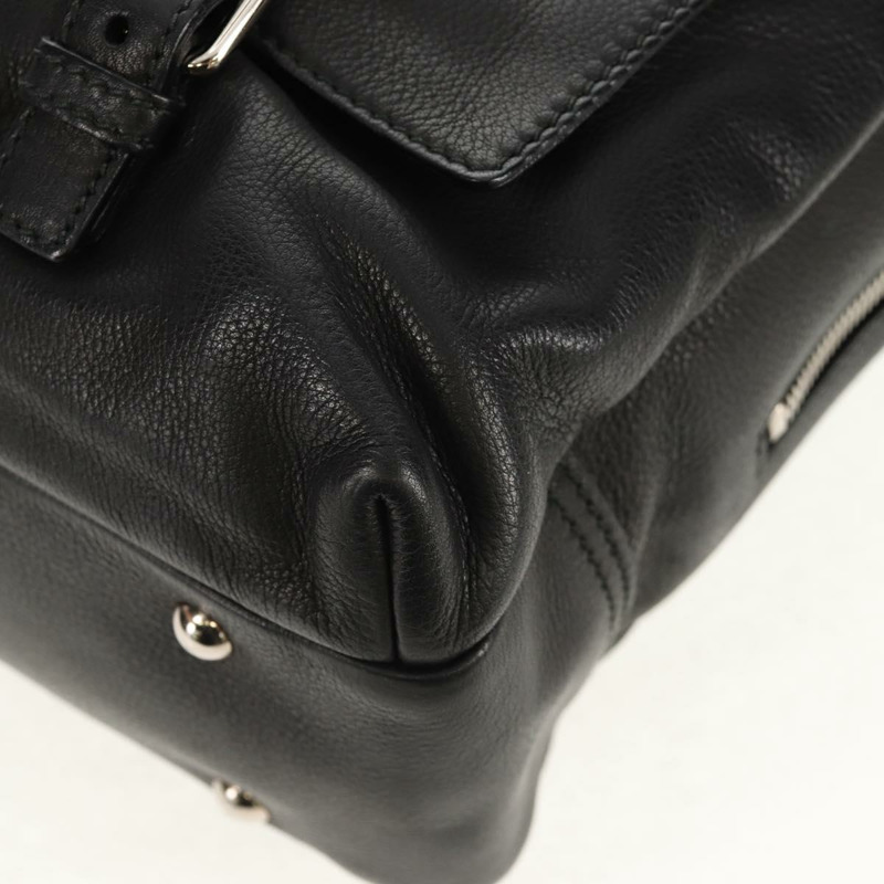 【日本直送】SAINT LAURENT 黑色銀色皮革肩背包 227747 正品 yk19763V-10