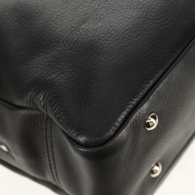 【日本直送】SAINT LAURENT 黑色銀色皮革肩背包 227747 正品 yk19763V-11