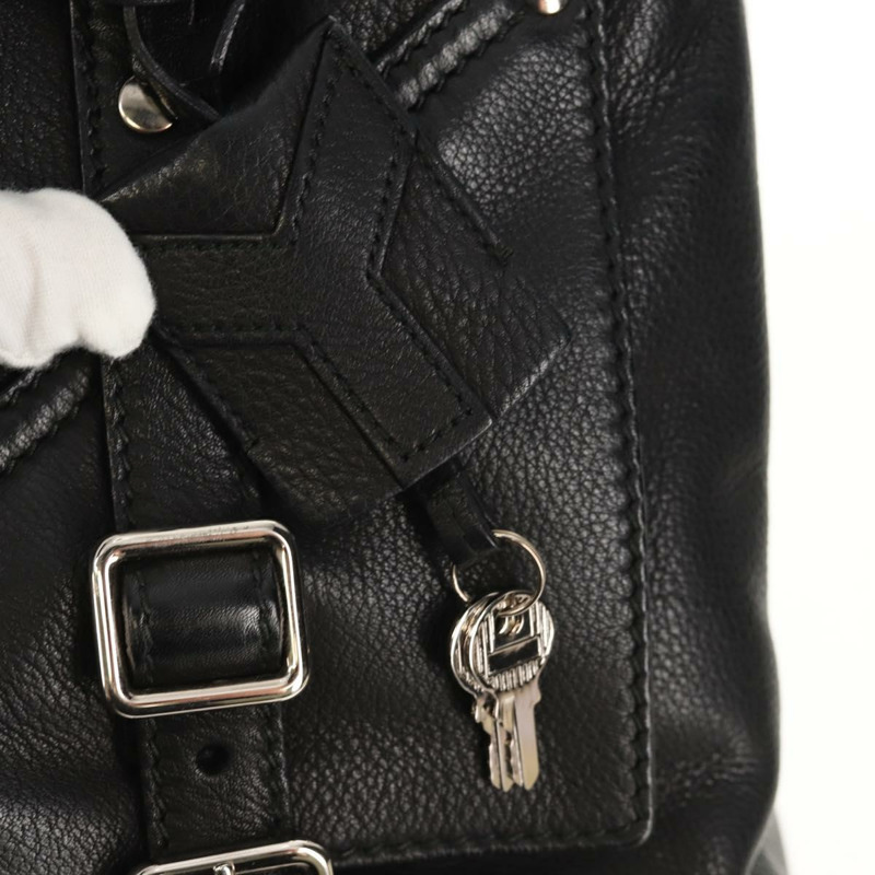 【日本直送】SAINT LAURENT 黑色銀色皮革肩背包 227747 正品 yk19763V-14