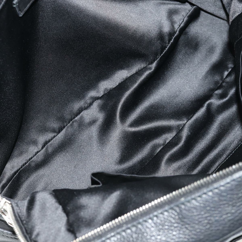 【日本直送】SAINT LAURENT 黑色銀色皮革肩背包 227747 正品 yk19763V-17