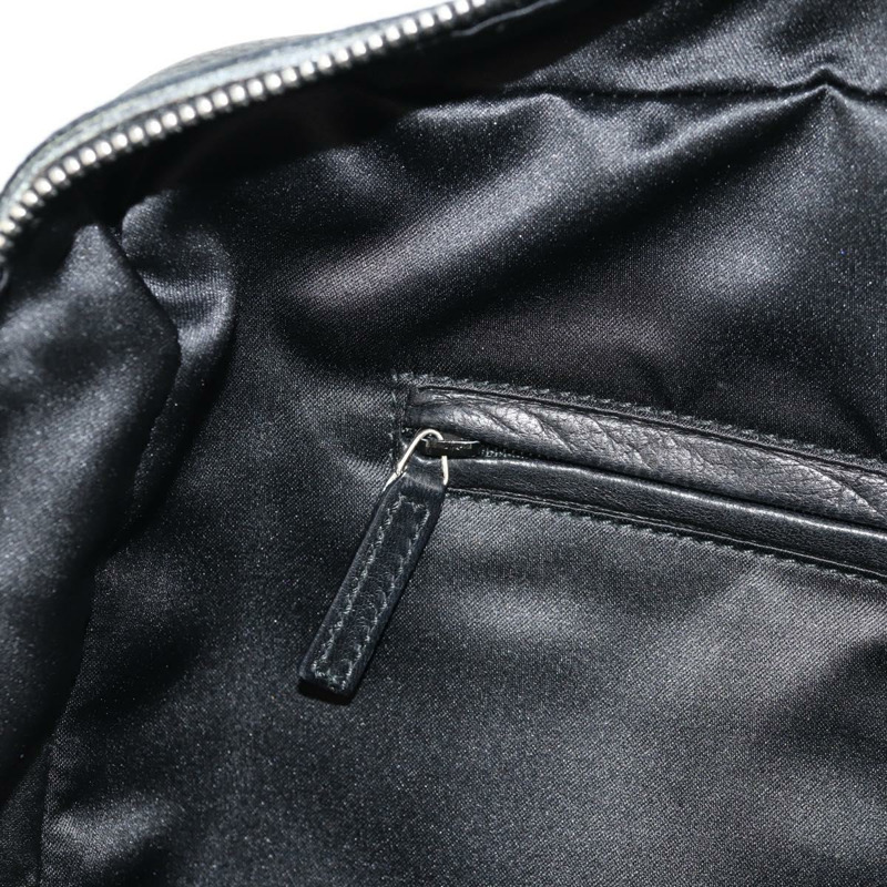 【日本直送】SAINT LAURENT 黑色銀色皮革肩背包 227747 正品 yk19763V-21