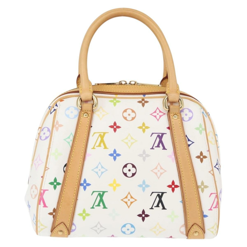 【日本直送】路易威登 Monogram Multicolor Priscilla 手提包 白色 M40096 正品 ka366AV-2