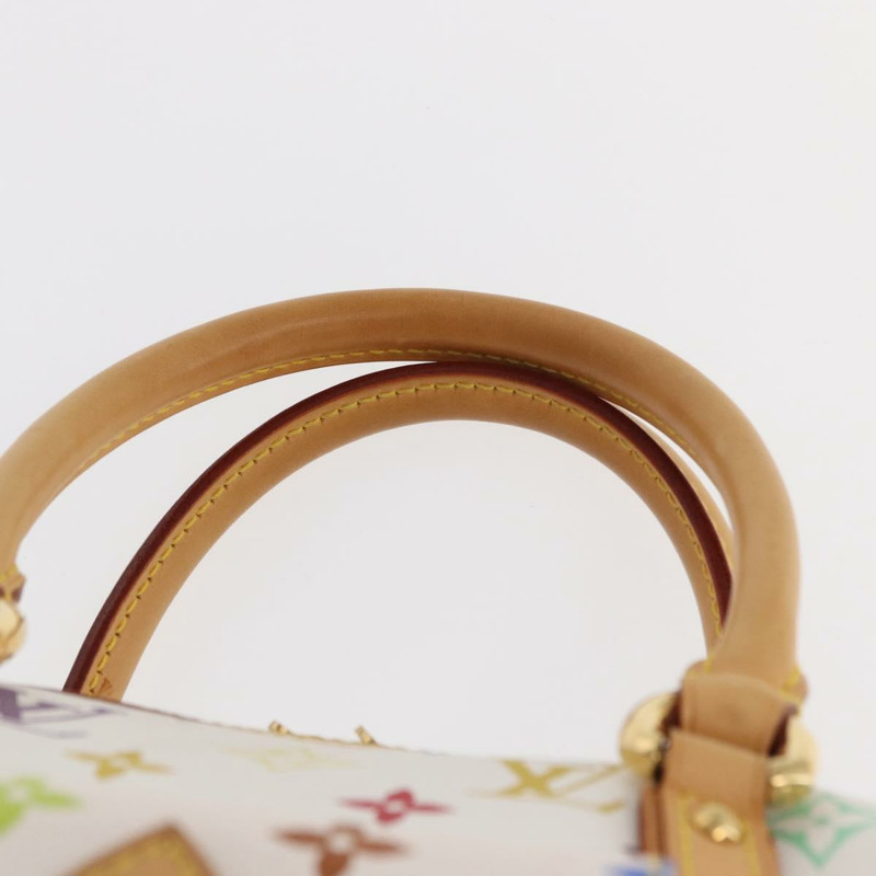 【日本直送】路易威登 Monogram Multicolor Priscilla 手提包 白色 M40096 正品 ka366AV-7